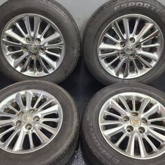 【ESPORTE AB01 215/60R16】夏タイヤ【トヨタ クラウン 純正ホイール 16インチ 7J5HPCD114.3+50】ハイグロス　(TD692)クレジットカード QRコード決済可能