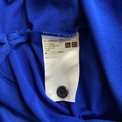 錦織圭選手着用デザイン UNIQLO ポロシャツ M 黒白青の画像