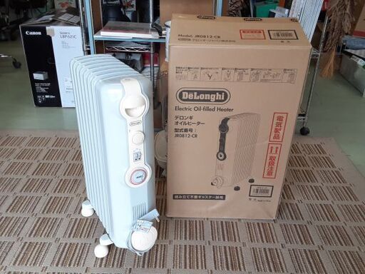 DeLonghi デロンギ オイルヒーター JR0812-CR 取説付き　/DJ-0966 STB