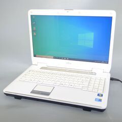 大容量HDD-500GB Wi-Fi有 ホワイト ノートパソコン 15.6型 富士通