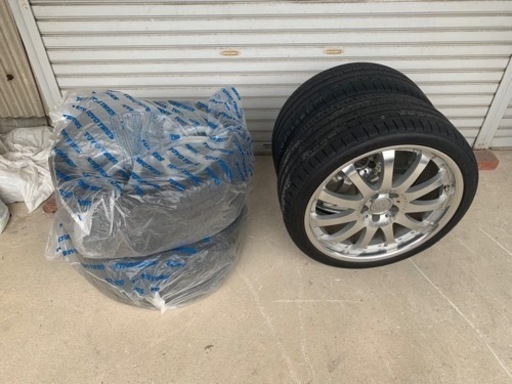 ★超美品★ タイヤ付き カールソン 20インチホイール 245/35ZR20