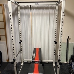 パワーラック、マルチポジションベンチ、プレート175kg(決まりました)
