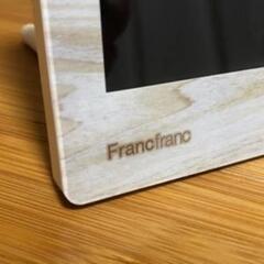 【新品未使用】フォトパネル03(Francfranc) デジタルフォトフレーム 写真立ての画像