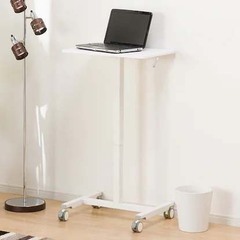 昇降式PCデスク/ホワイト ニトリの画像