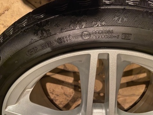 メルセデス　スタッドレスタイヤ　ホイール4本セット　205/50R17