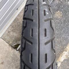 gb250クラブマン リアホイールタイヤセットの画像