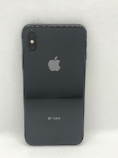 iPhone X スペースグレイ　256GB バッテリー100%
