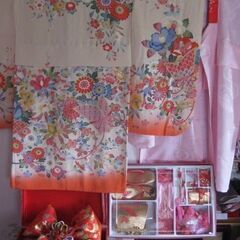 子供の着物サイズ調整　肩上げ・腰上げお安く致します。の画像