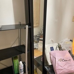 CDラック 鏡付き