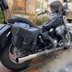 シャドウ400 カスタムnc34 (すかい) 川崎のホンダの中古あげます