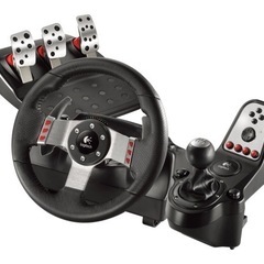 【購入者決定】G27 ハンドルコントローラ 台/ps4コンバータ付き