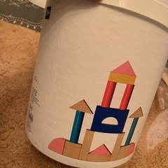 積み木　木のおもちゃ　フライングタイガー