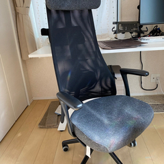 IKEA デスクチェア　ヘッドレスト、アームレスト付き