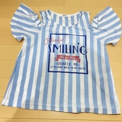 150cm 肩出しTシャツの画像