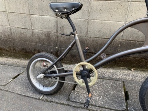 【ビーチクルーザー】16x3.0タイヤ　3段変速付　a.n.design-works製　若林自転車　膳所SALE❗️