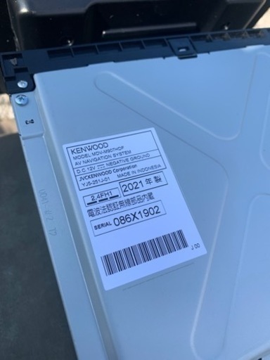 KENWOOD9インチナビ