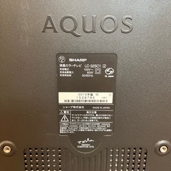 SHARP AQUOS 亀山ブランド32型の画像