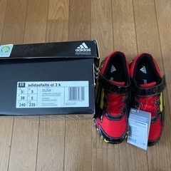 東陽町　新品　24.0 アディダス　シューズ　adidasfaito el 3 kの画像
