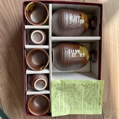 南蛮織部酒器揃