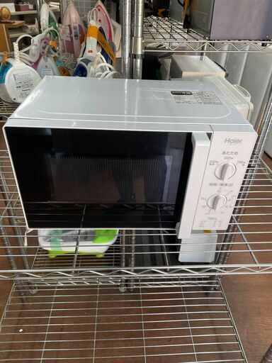 リサイクルショップどりーむ天保山店　NO１１１４　電子レンジ　ハイアール　中古　２０１７年製　ターンテーブル