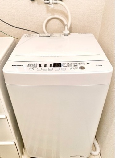【お引き取り先決定しました】さらに値下げしました✨女性一人暮らしで1年使用✨洗濯機✨トリセツ付き