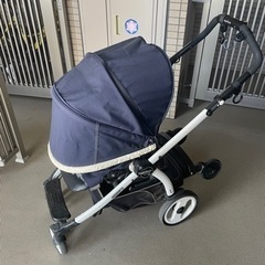 ペグペレーゴ 2人乗せ可能　後付専用ステップ付きベビーカーの画像