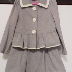 120cm 美品 ジルスチュアート リボン フォーマル スーツ グレー