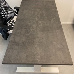 IKEA EKBACKEN エークバッケン モルタル調天板