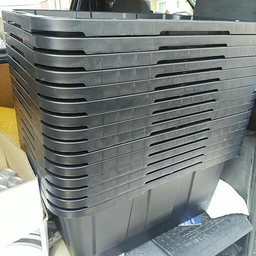 【新品】102リットル黒容器　黒タライ　メダカ飼育　15個