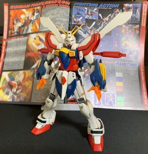 【完成品】ガンプラ　MG Gガンダム　1/100