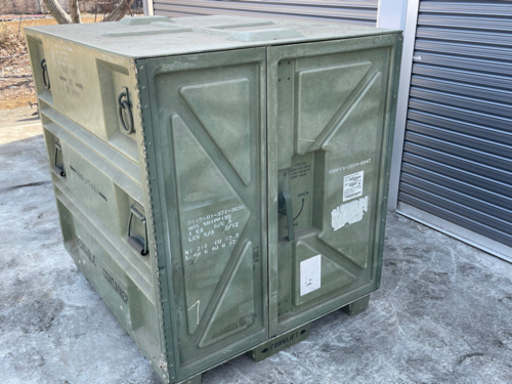 米軍　放出品　コンテナ　世田谷ベース　倉庫　道具箱　物置　近県配達可能