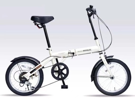 商品名:新品！MYPALLAS 折り畳み自転車 M103 アイボリー