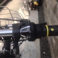 商談中です【子供用】dride 自転車　24インチ　黒✖️黄緑の画像