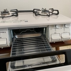 Paloma グリル付きテーブルコンロ IC-S87SH-1R 都市ガスの画像