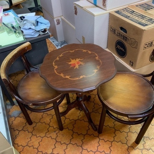 古道具　椅子　テーブル
