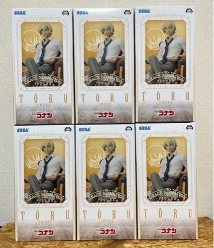 名探偵コナン 安室透フィギュア6個　【まとめ売り】