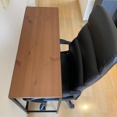 12〜13日限定でお届けも可！デスクチェアセットの画像