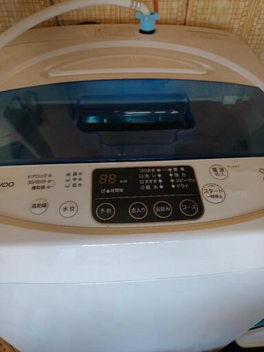 使用数回■洗濯機 大宇電子ジャパン DW-S60KB