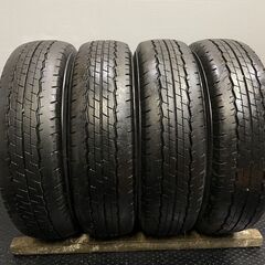 DUNLOP SP175N 195/80R15 107/105L LT 15インチ 夏タイヤ 4本 2018年製 バリ溝 ハイエース キャラバン等　(TA514) クレジットカード QRコード決済可能