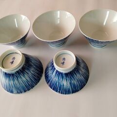#京焼・清水焼・#秀峰・湯呑5器【新品】
