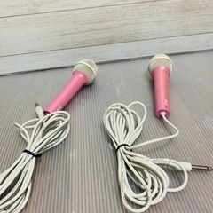 ◆ディズニーポータブルCDコンポ ◆マイク2個付き。の画像