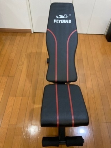 FLYBIRD トレーニングベンチ インクラインベンチ 可変式フラットベンチ