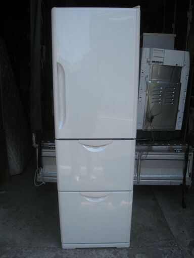 日立 3ドア 自動製氷機能 305L 冷凍冷蔵庫 R-S31SSV 2003年製 中古完動品 近く無料配達
