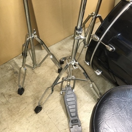 Pearl ドラム パール ドラム シンバル 椅子 譜面台 など 一式 まとめ