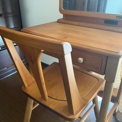 【あげます】鏡付きデスク