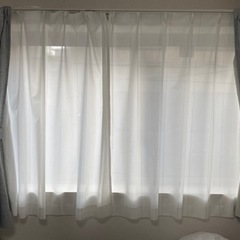 ニトリ  遮熱・ミラーレースカーテン(シャトー グレー 100X...
