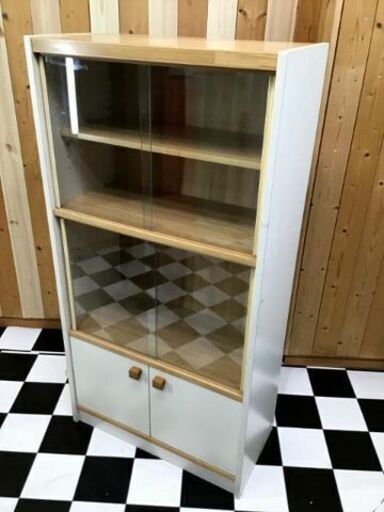 食器棚　キッチンボード　キッチン収納　幅60㎝
