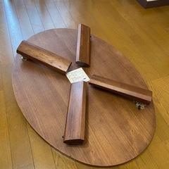テーブル　ちゃぶ台　折りたたみ可能の画像