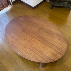 テーブル　ちゃぶ台　折りたたみ可能の画像