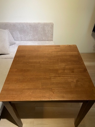 75×75 ダイニングテーブル　2人掛け